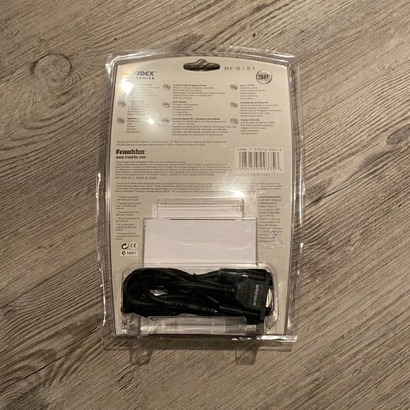 Franklin Personal Digital Assistant Rolodex Electronics Brand New Sealed - Picture 2 of 2